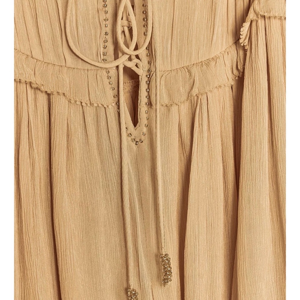 🔥NWT. ZW Collection Asymmetrical Ruffled Dress. Size M - Picture 7 of 16